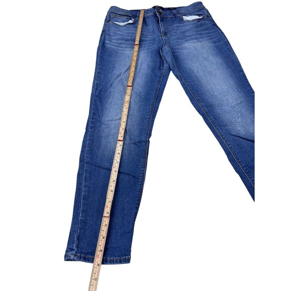 1822 Denim Adrianna Womens Blue Jeans Size 14 Regular Fit Stretch Pockets - Picture 3 of 11